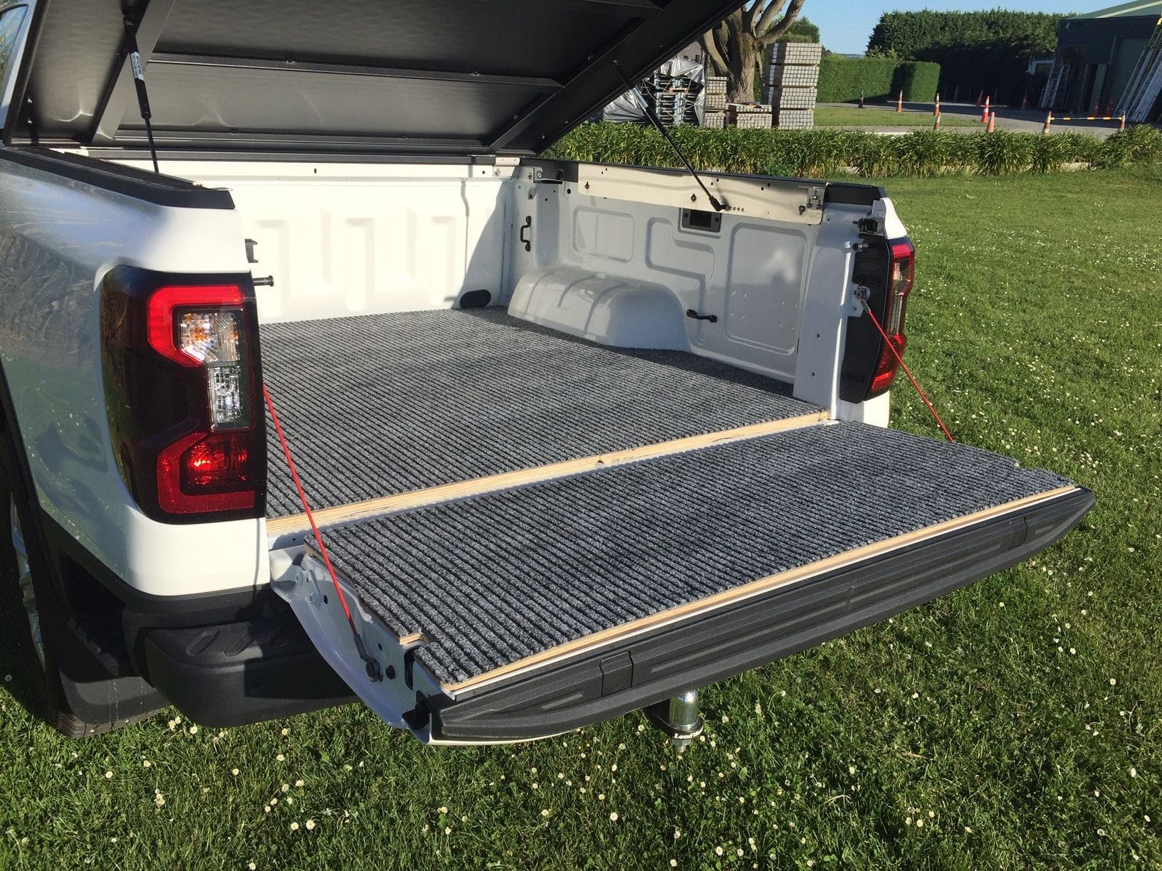 A bespoke heavy duty carpet tray fitout